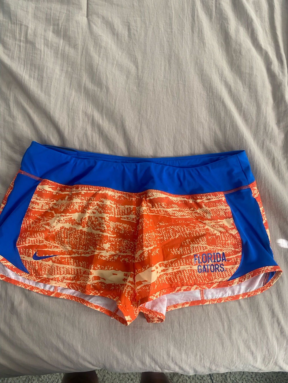 Nike Orange and Blue Florida Gators Athletic Shorts
